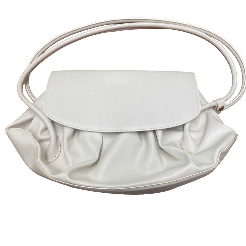 House Of Want cream off white vegan faux leather Steve Madden shoulder purse